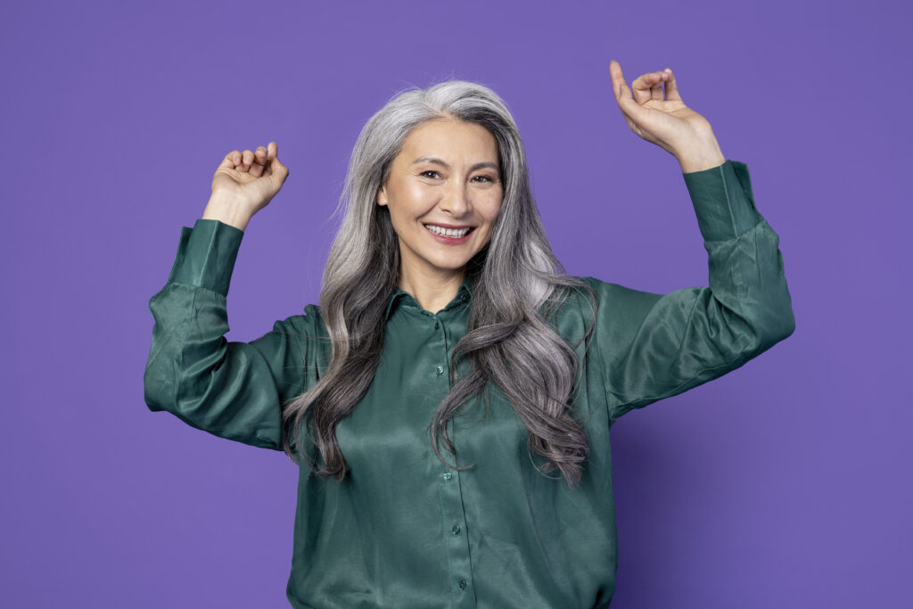 gray hair