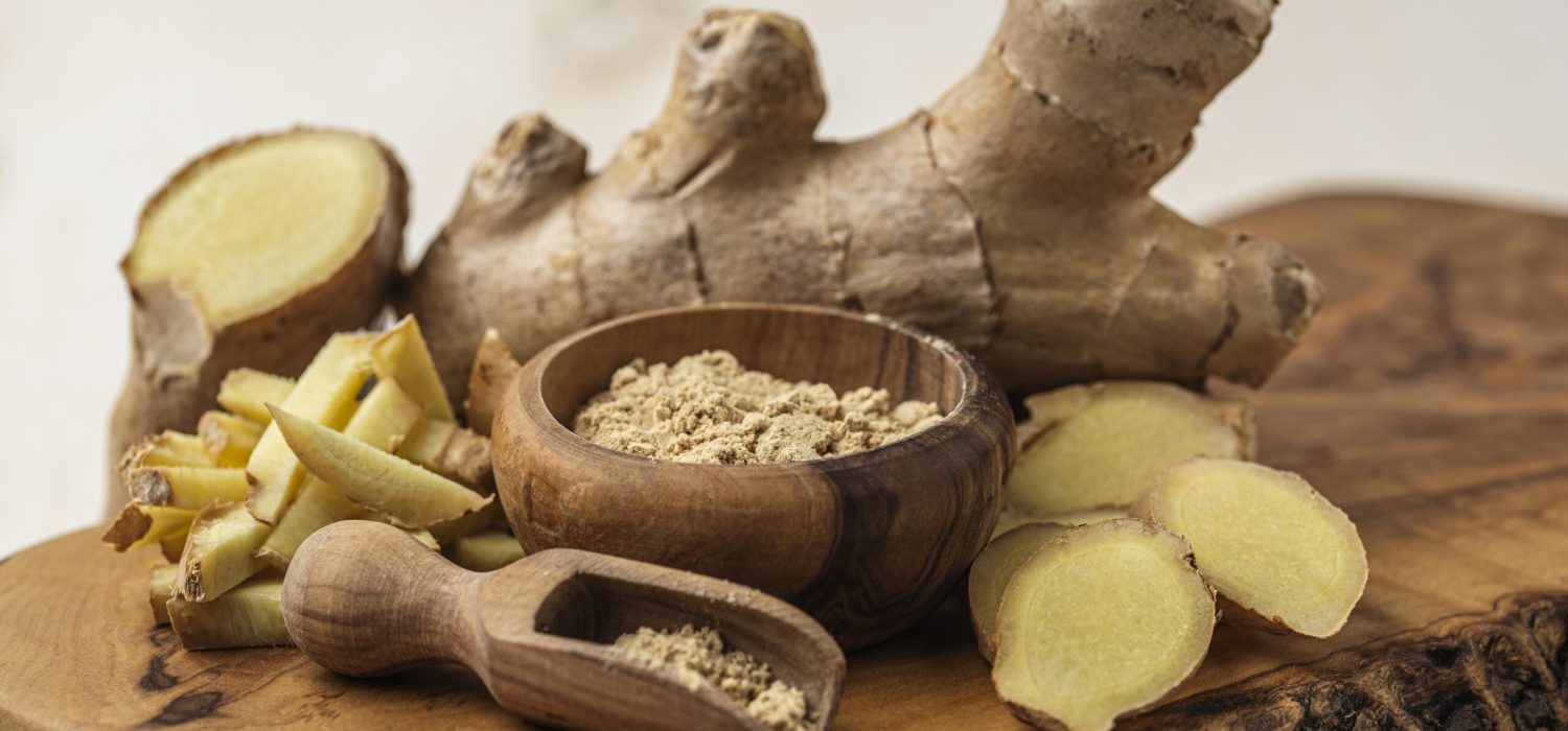assortment-ginger-wooden-board digestion