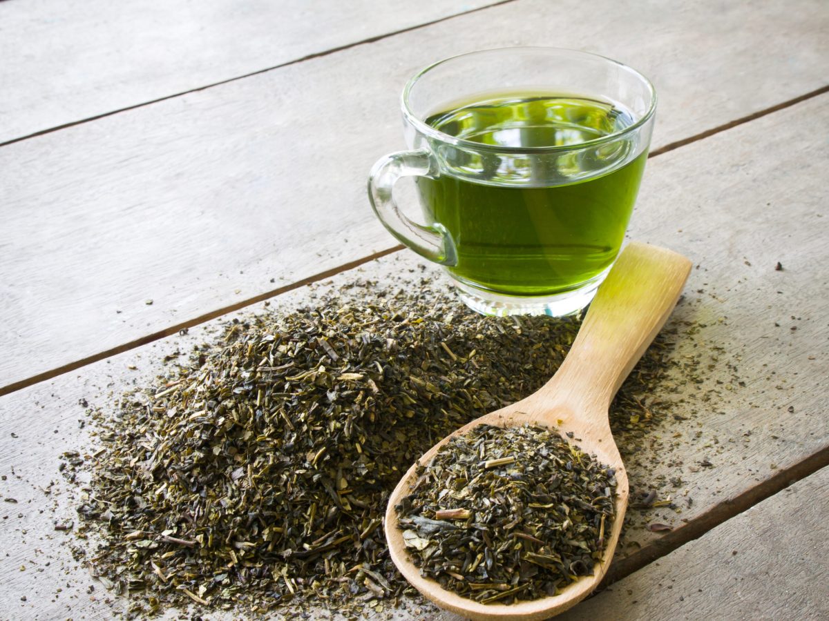 green tea detox foods