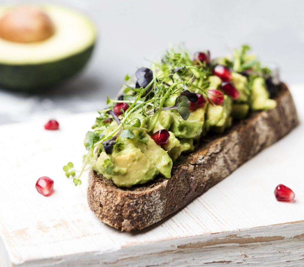 slice-bread-with-avocado-pasta-veggies-close-up Mediterranean Diet Recipes